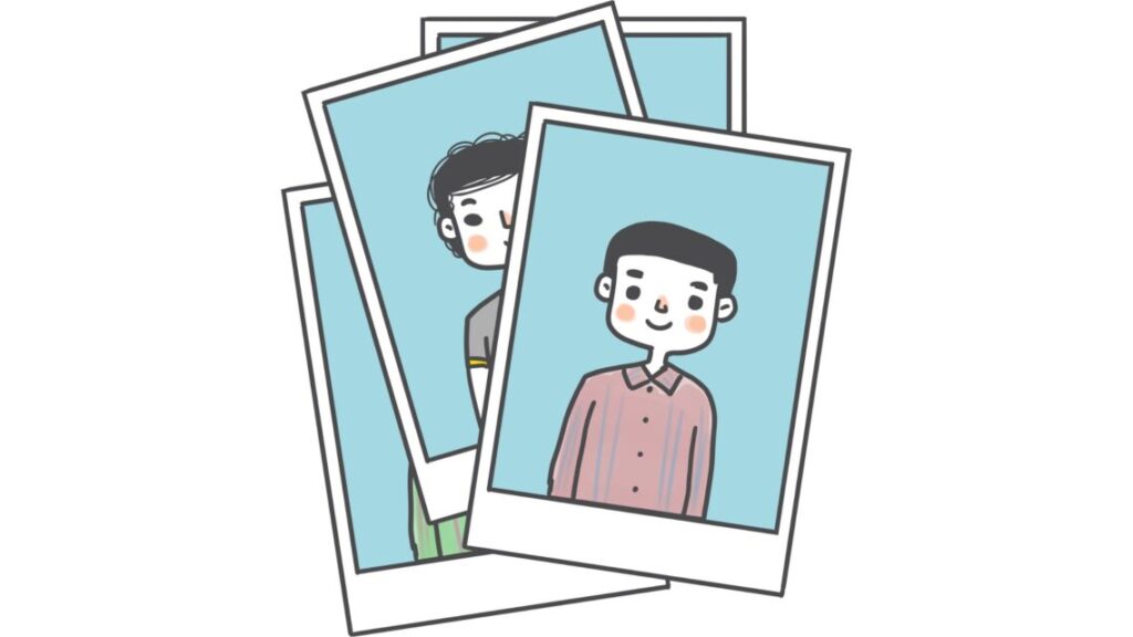 証明写真イラスト